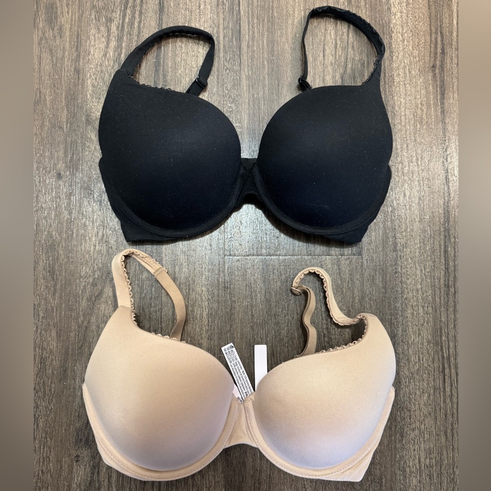 Victoria's Secret Black and Tan Bras